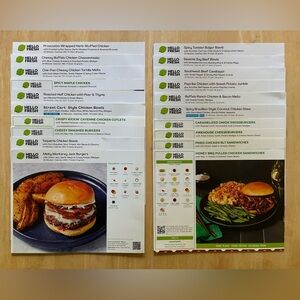 Hello Fresh Recipe Cards Lot of 20 Assorted Recipes Chicken Beef Vegan